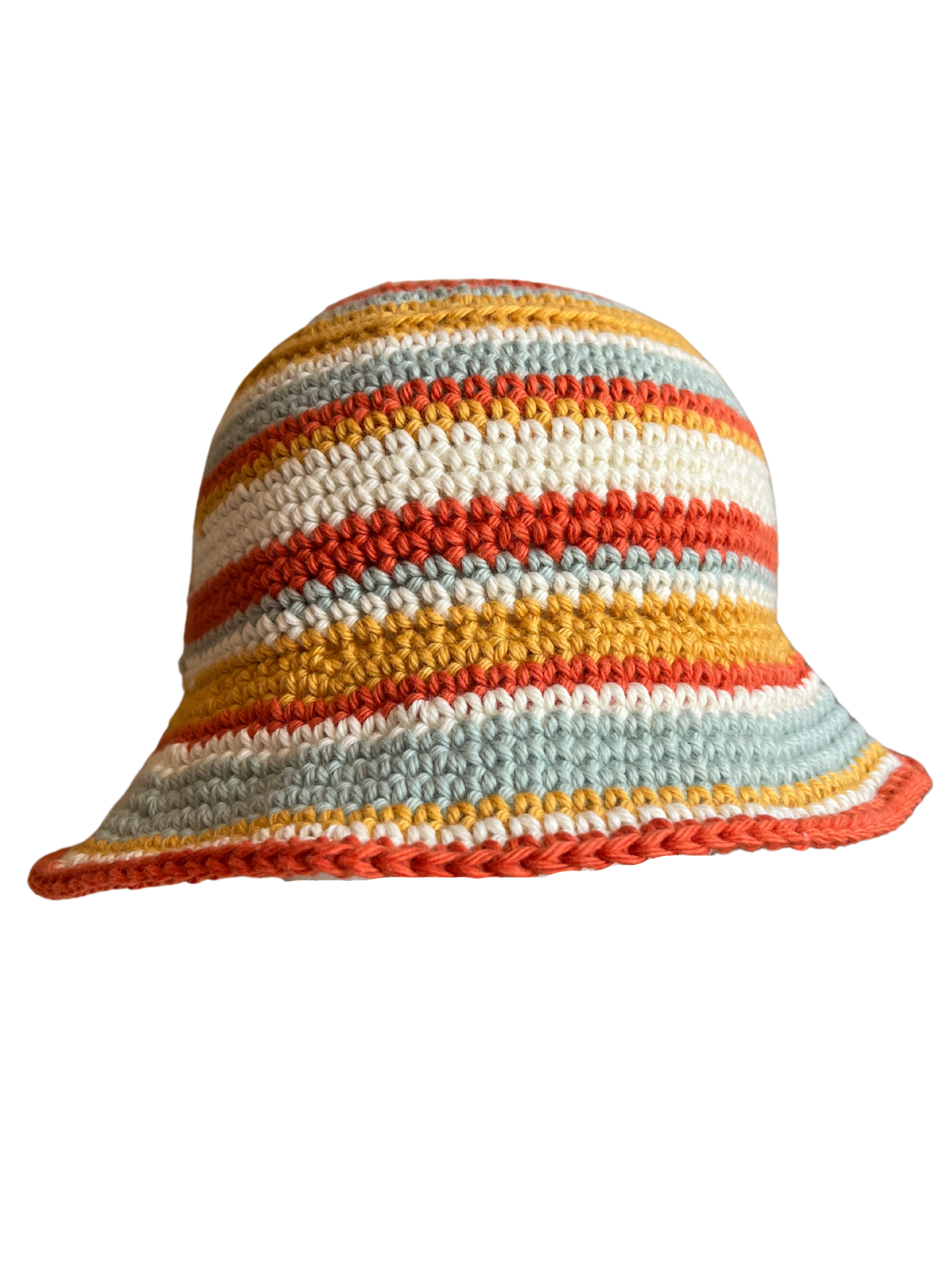 Multicolor Striped Bucket Hat