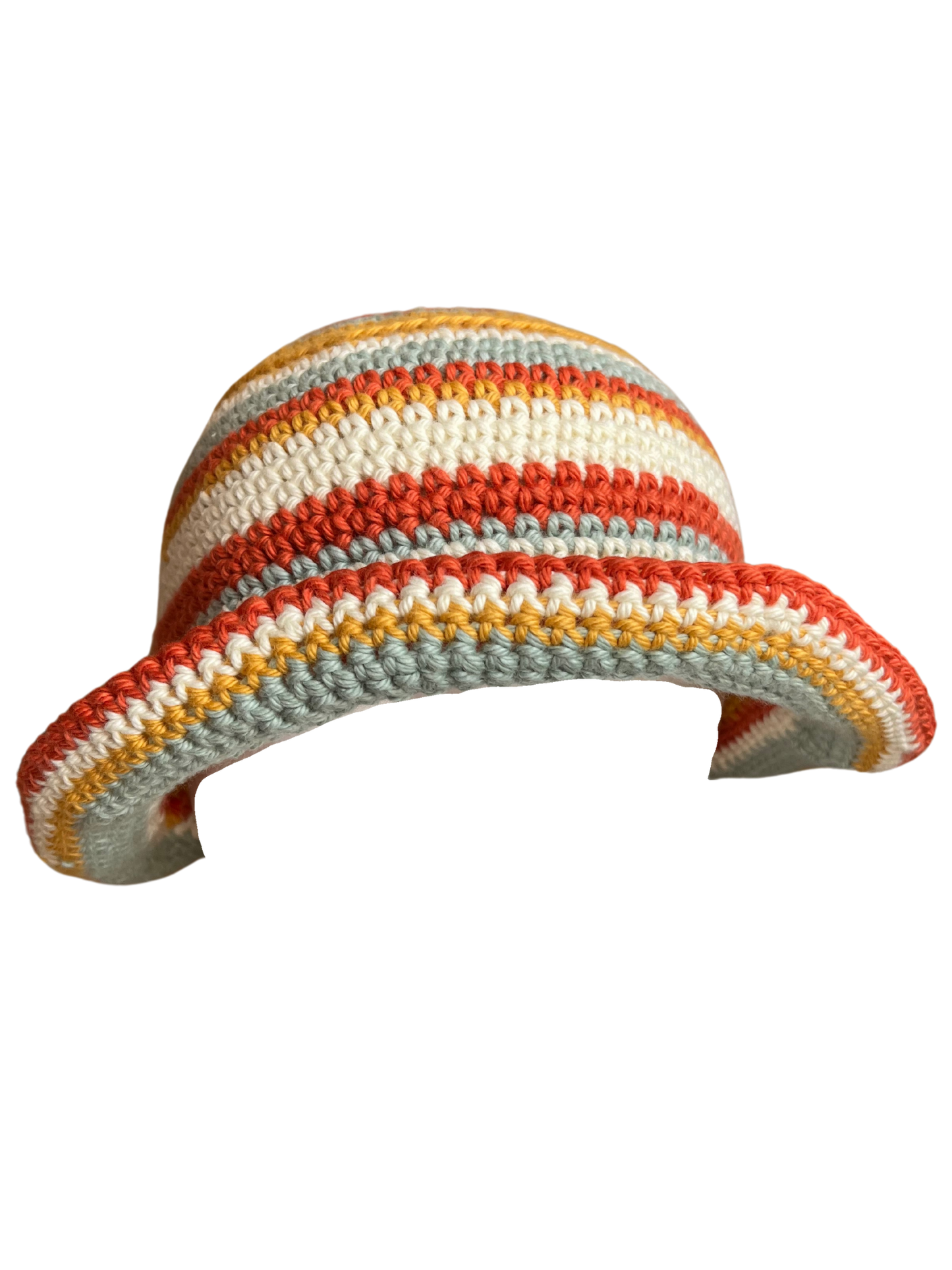 Multicolor Striped Bucket Hat