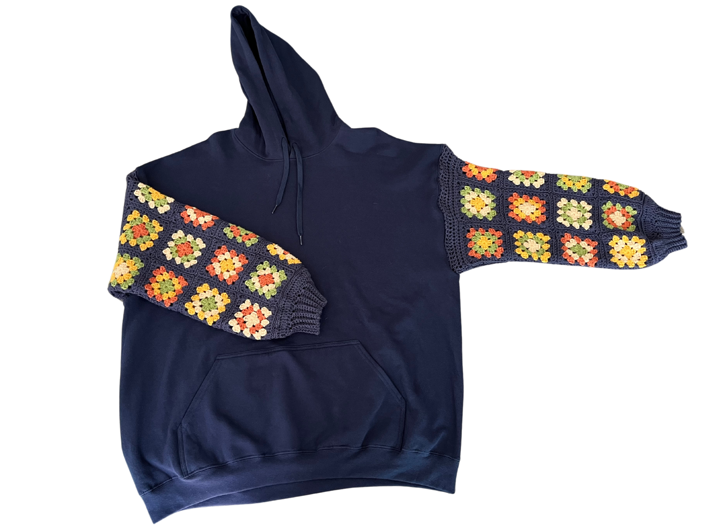Crochet Sleeve Hoodie (XXL)