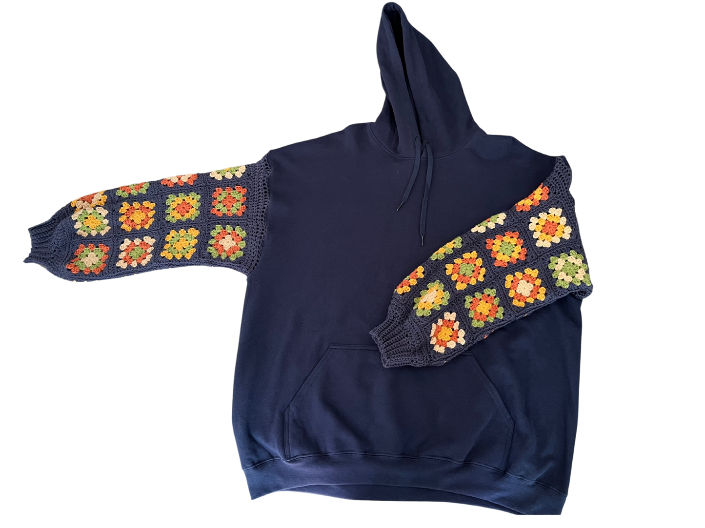 Crochet Sleeve Hoodie (XXL)