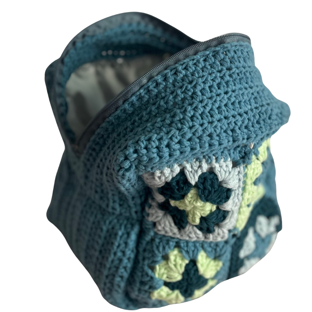 Granny Square Cosmetic Bag