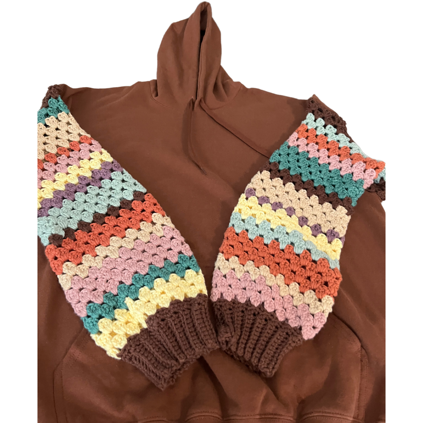 Crochet Sleeve Hoodie (XL)