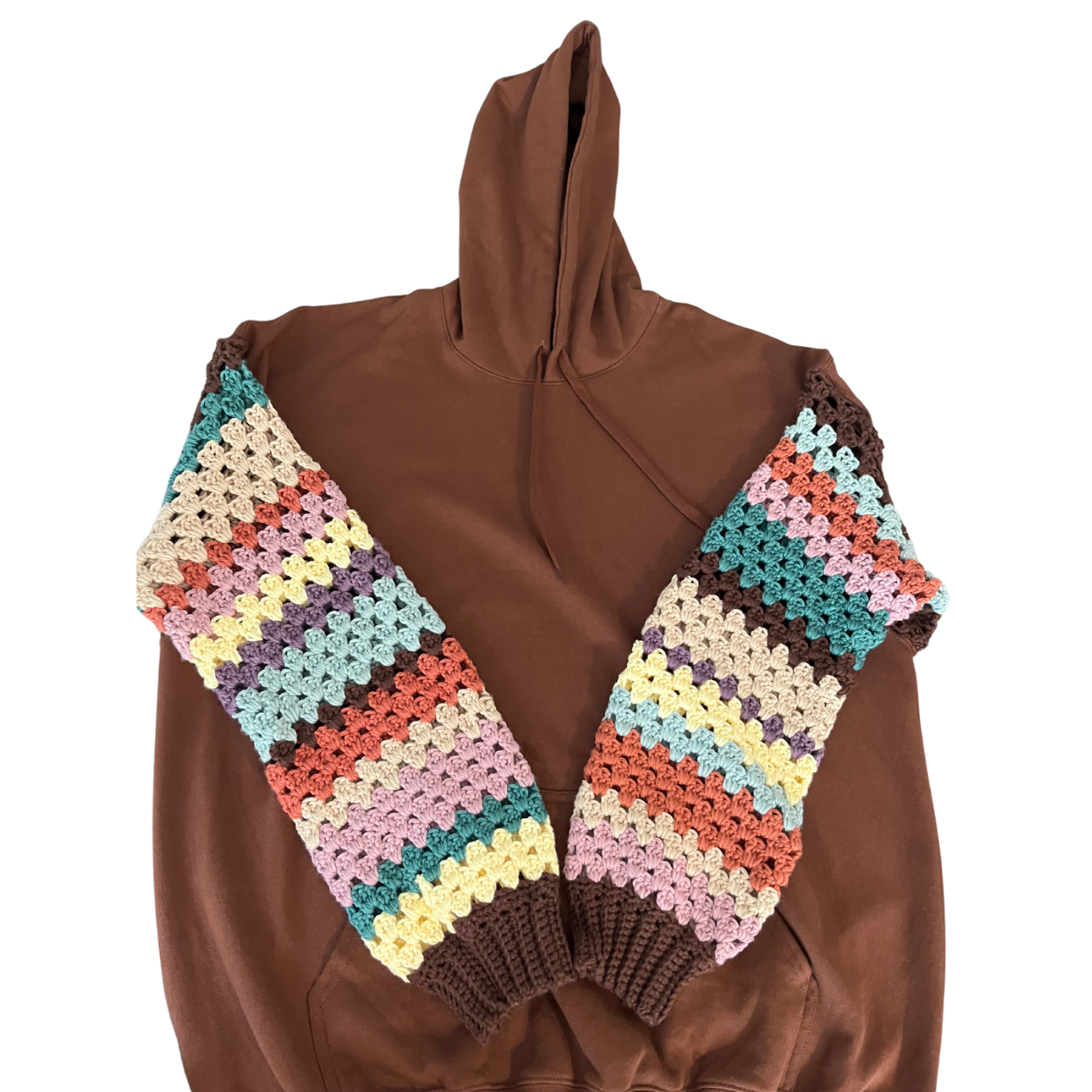 Crochet Sleeve Hoodie (XL)