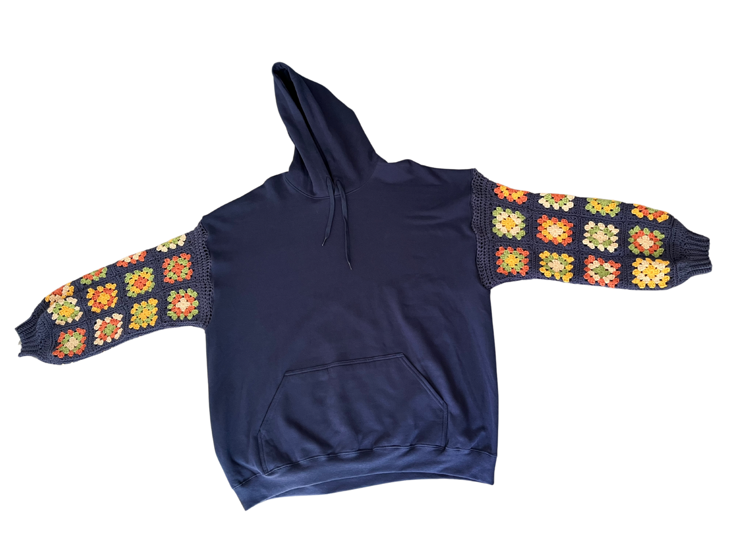 Crochet Sleeve Hoodie (XXL)