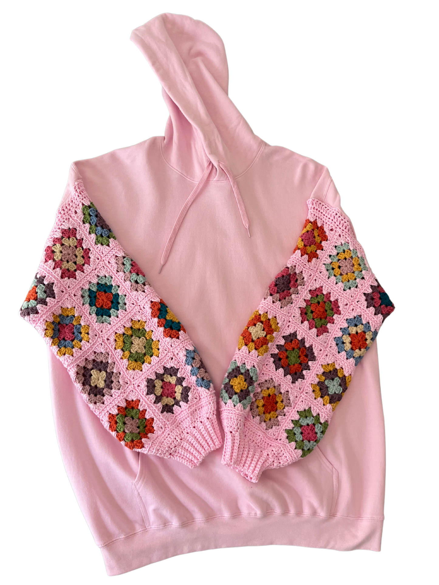 Crochet Sleeve Hoodie (XL)
