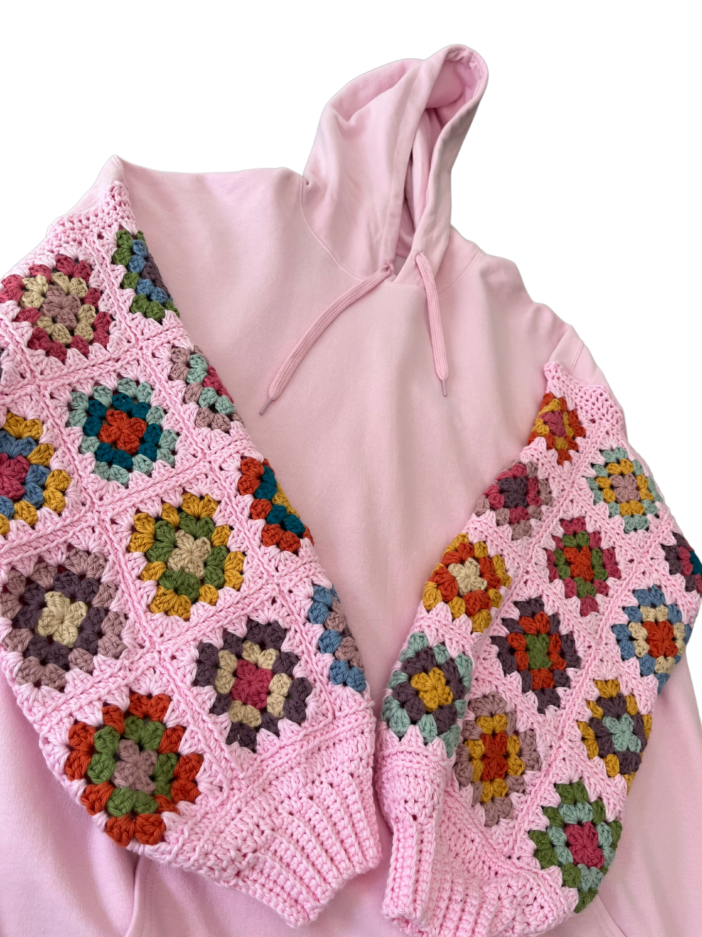 Crochet Sleeve Hoodie (XL)