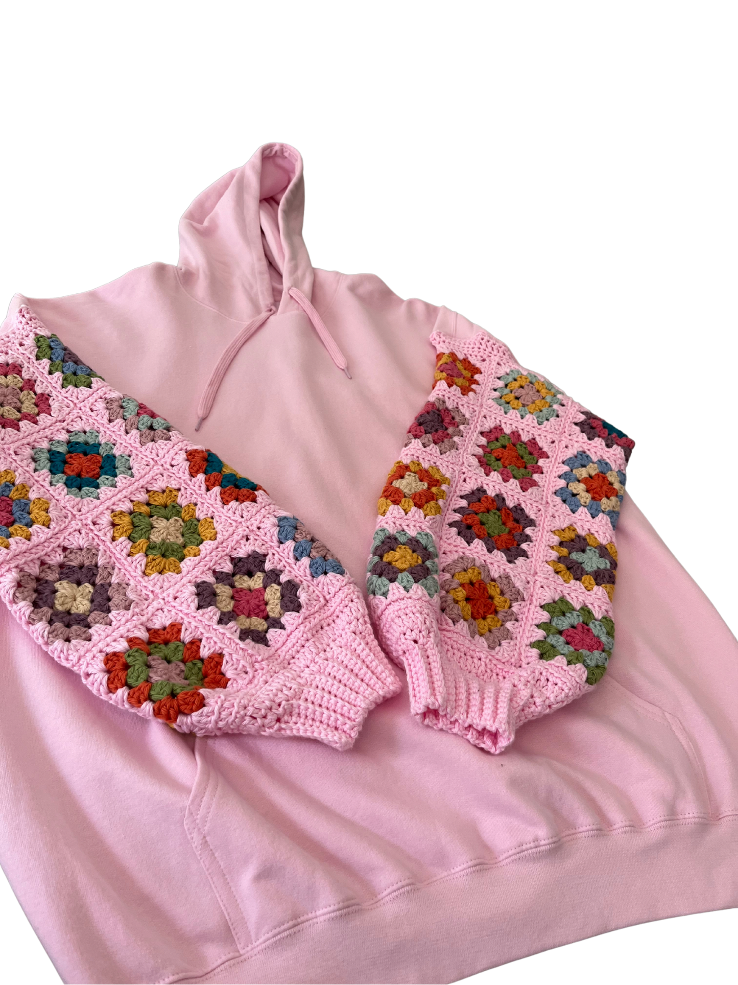 Crochet Sleeve Hoodie (XL)