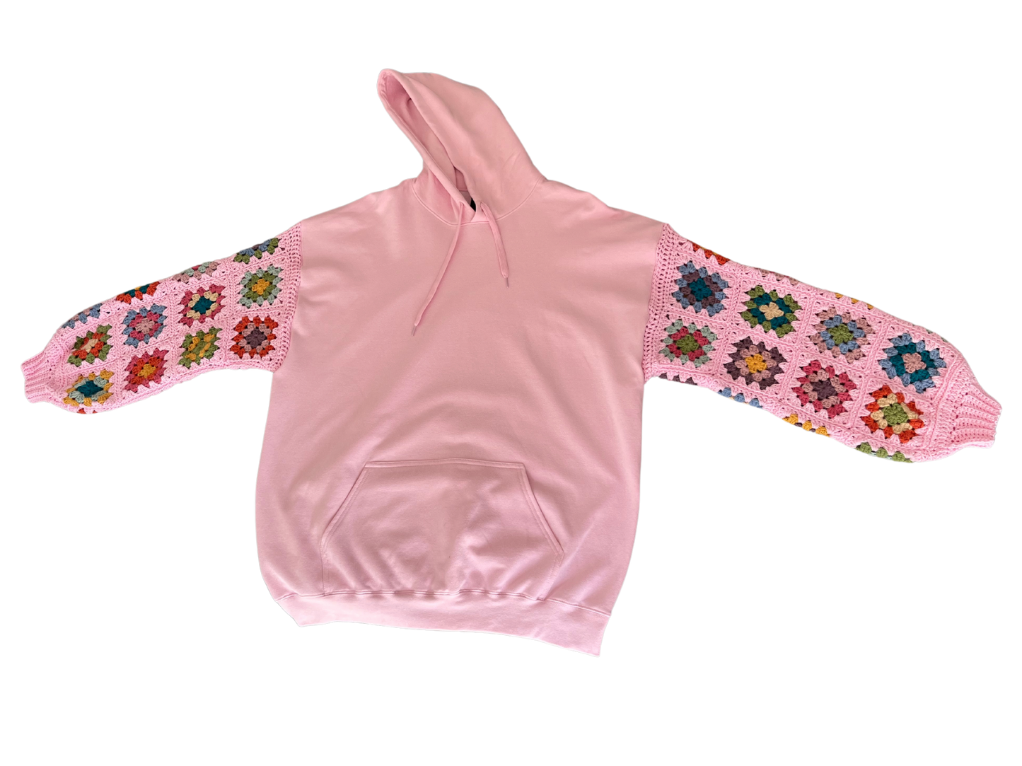 Crochet Sleeve Hoodie (XL)