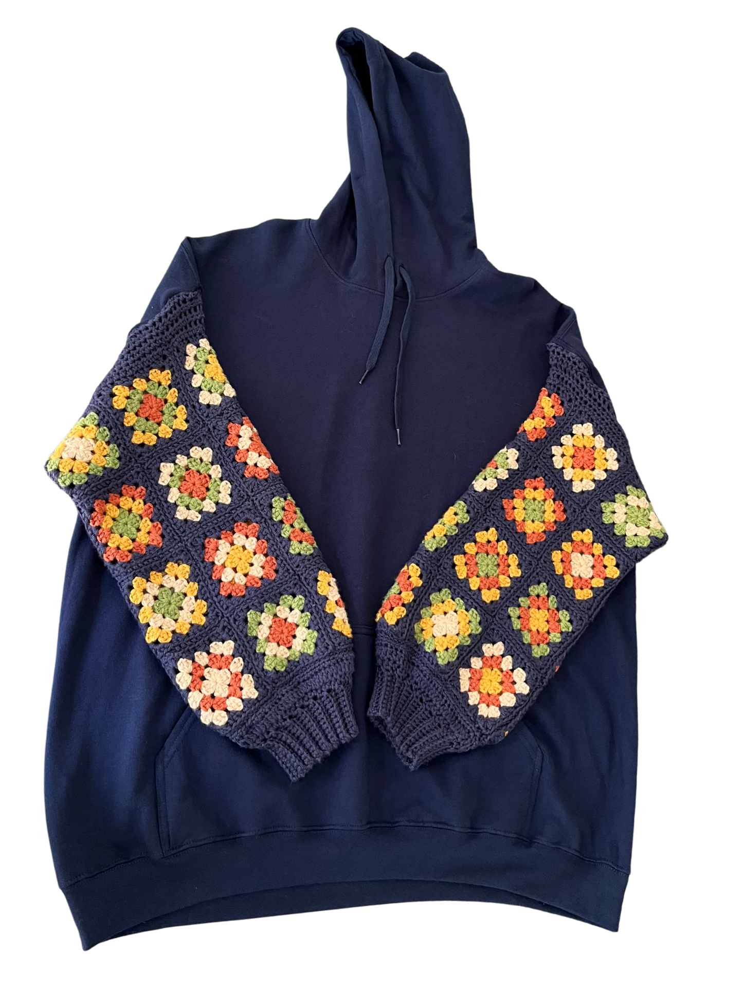 Crochet Sleeve Hoodie (XXL)