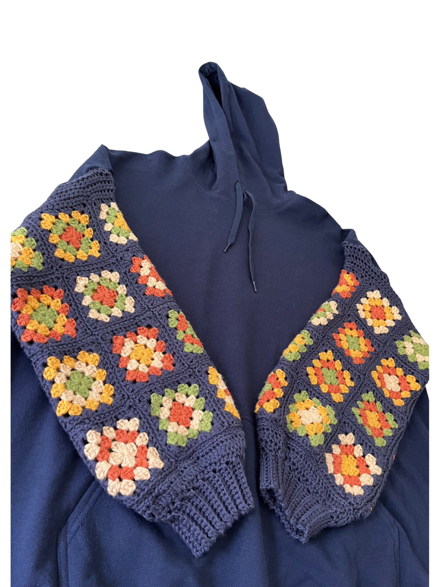 Crochet Sleeve Hoodie (XXL)