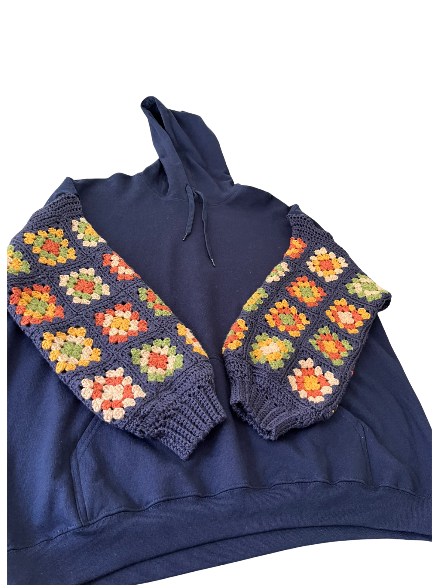 Crochet Sleeve Hoodie (XXL)